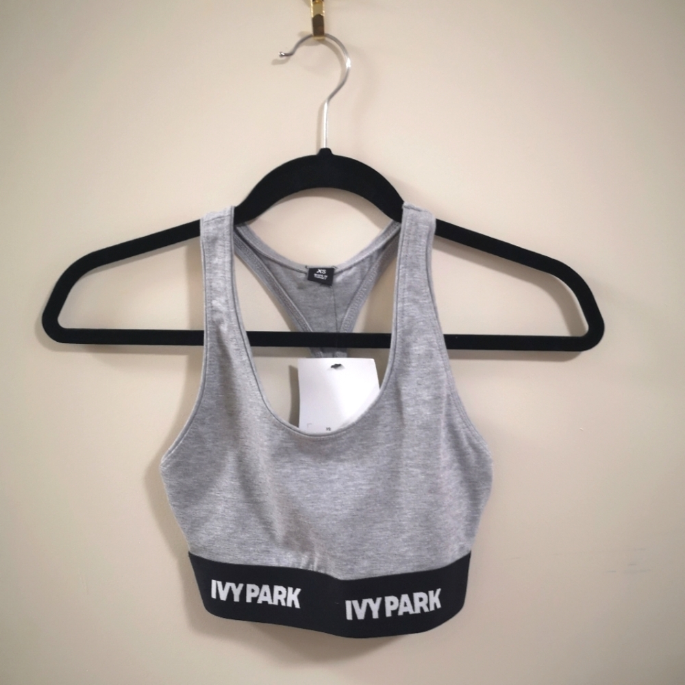 IVY PARK women's grey sportsbra